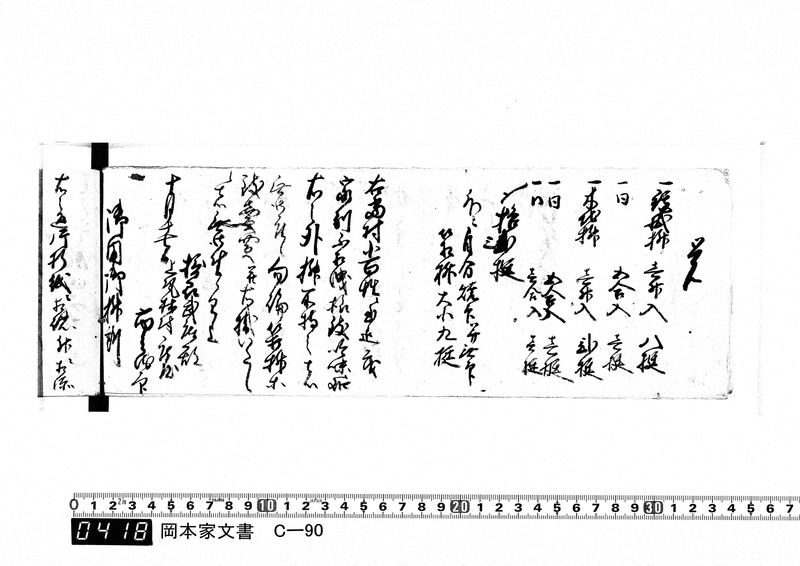 御用向留帳　文化2年2月～文化12年正月