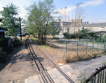須崎駅南側の廃線跡