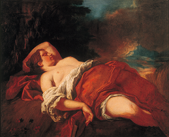 眠る草刈り女　ジャン＝フランソワ・ド・トロワ作の模写