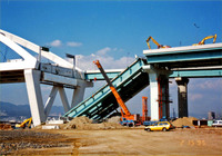 1995年2月15日 阪神高速道路湾岸線復旧工事