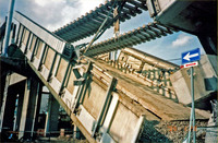 1995年1月28日　山陽新幹線被災状況