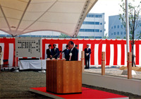 1996年6月6日　西宮浜街づくり起工式　式場風景　市長